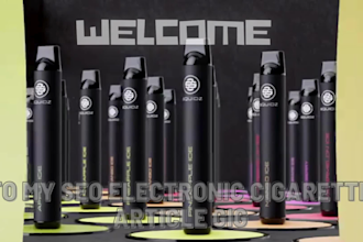 write top notch SEO article for electronic cigarette or electronic gadgets