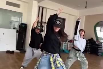 create attractive twerk dance video, group dance video hip hop dance for song