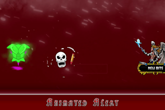 create custom animated alert for your twitch channel