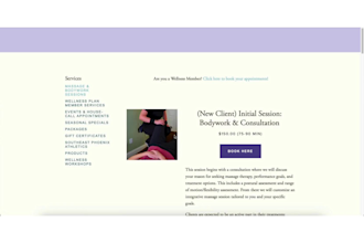 design a beautiful health and wellness website