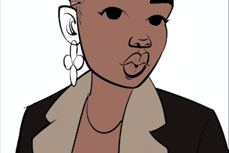 make a digital portrait of you or any subject of your choice