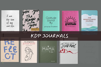 do journal book cover design kdp journal cover and book design and formatting