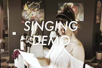 sing a song in spanish, english or catalan