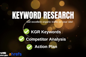 build advance kgr keyword research list for your website