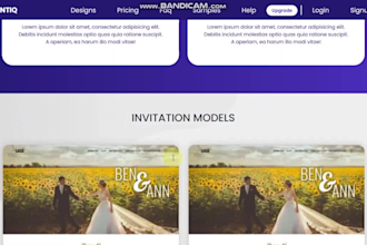 develop and design website in bootstrap, HTML, CSS