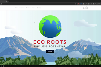 make your website logo 3d and interactive