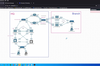do cisco packet tracer or eve or vmware network lab