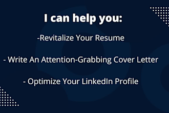 write a professional accounting or finance resume for you