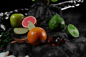 do cgi 3d cosmetic animation 3d perfume animation, model 3d skincare animation