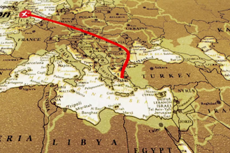 create custom 3d or vintage map animation video for travel