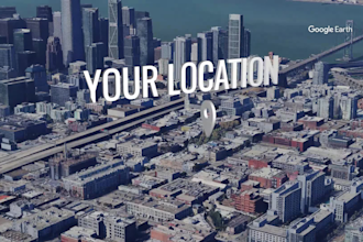 do google earth map animation for your locations