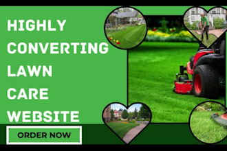 design lawn care mowing yard lawn maintenance landscaping  pest control website