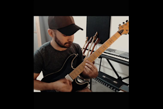 record high quality jazz funk rnb guitar for your song