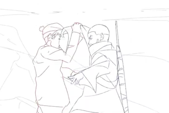 create 2d line art animation hand drawn 2d traditional animation frame by frame