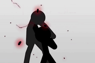 animate 2d fighting stick figure, 2d stick figure animation, stickman animation