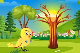 be your cute cartoon voice for kids animations english and hindi