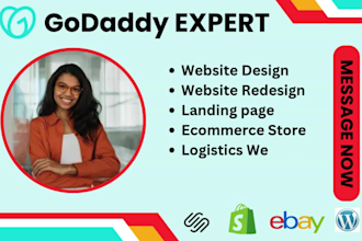 be your godaddy website design, godaddy website redesign godaddy airo expert