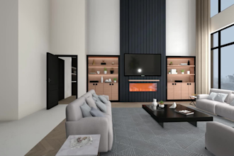 create 3d architectural models and rendering in  revit
