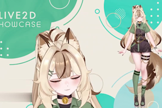 design nsfw live2d vtuber model rig live2d vtuber model live2d vtuber commission