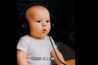 create viral ai baby podcast video ai talking baby ai reels ai news