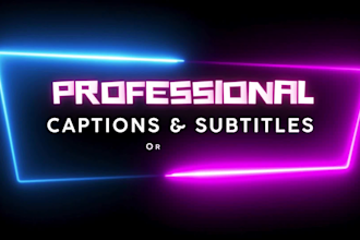 add english and urdu subtitles and captions to your video professionally