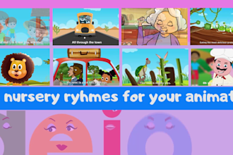sing nursery rhymes for your animated videos