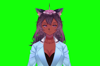 design and rig high quality live2d vtuber model for streams