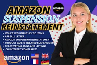 do amazon account reinstatement, walmart reinstate plan of action, appeal letter