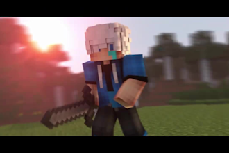 do a minecraft intro animation