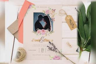 design invitations and date save cards