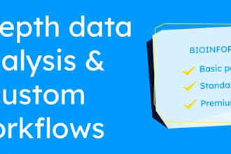 provide top tier bioinformatics and expert big data analysis