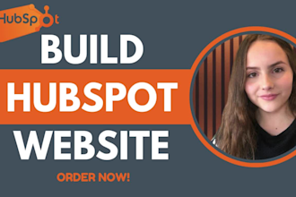 design hubspot landing page, hubspot crm website or optimize crm system