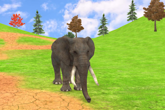 create 3d crossing fountain cartoon for kids