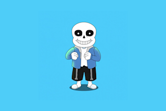 create epic gif character cartoon for the sticker