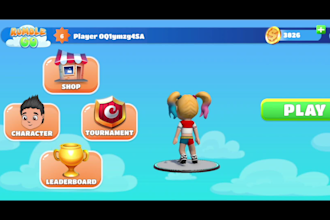 design and develop custom unity3d games for android, ios, PC and web