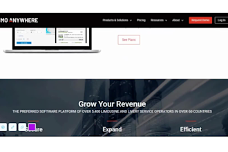 design a limousine website automotive website with booking wordpress function