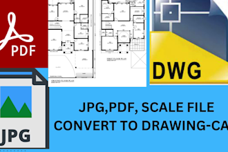 convert drawing to pdf, sketch or image, cnc in autocad