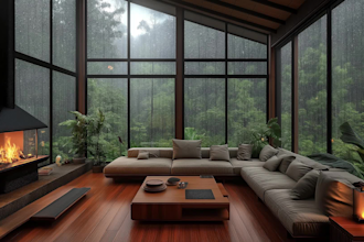 create cozy room and rain videos