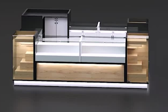 do 3d kiosk design for trade show, exhibition stand and booth