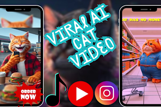 create viral ai cat videos custom ai cat stories ai baby talking podcast video