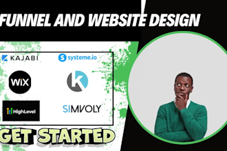 migrate and set up your website on kartra,  gohighlevel, kajabi, or wix