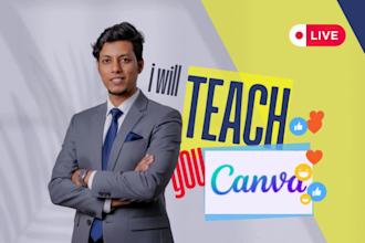 help you design with canva, 1 on 1 live teaching sessions