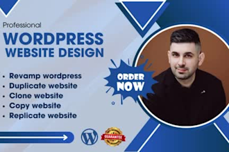 duplicate clone copy and replicate wordpress website website professionally