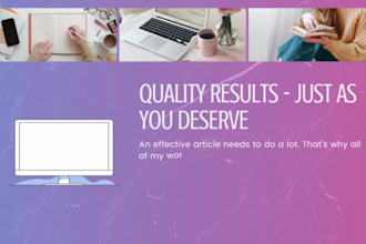 write high quality, SEO health and fitness articles