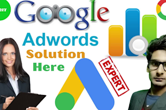 setup top ranking google ads by adwords,run ppc campaigns,search ad,SEM manager