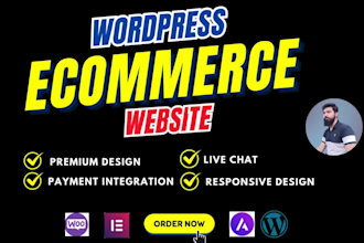 create responsive ecommerce website, wordpress ecommerce website,ecommerce store
