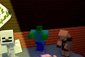 create a professionally rendered 3d and minecraft animations
