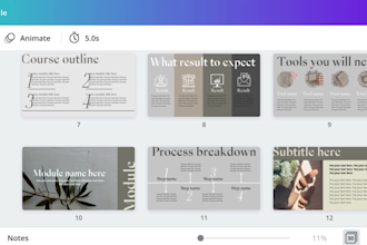 design course presentation for coaches webinar slide deck