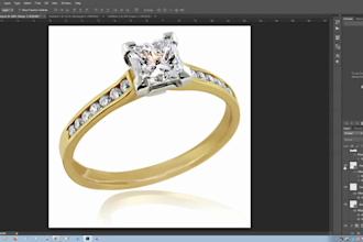 photoshop jewelry retouching service in any products