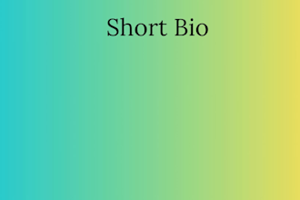 write a compelling bio and about me